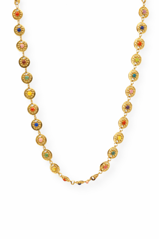 Damenschmuck: Amaya Bauchkette aus Gold mit zarten Gliedern, ideal für elegante Outfits und besondere Anlässe.